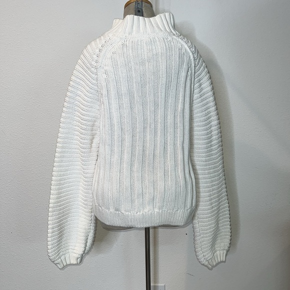 Free People Loose Fit Cotton Sweater with Wide Sleeves - Picture 2 of 4